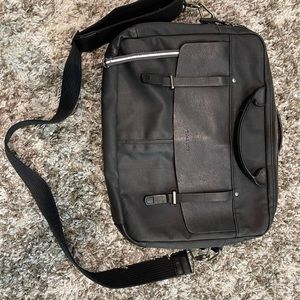 Timbuk2 briefcase, leather and canvas